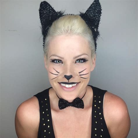 easy kitty makeup|easy cat makeup for girls.